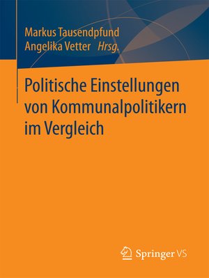 cover image of Politische Einstellungen von Kommunalpolitikern im Vergleich